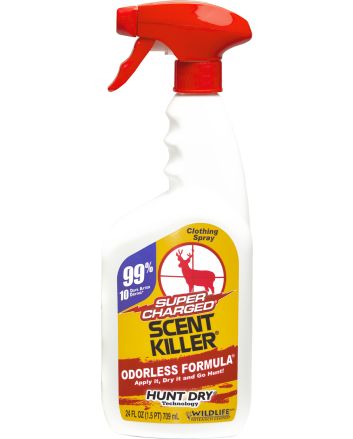 Wildlife Research 555 Scent Killer Super Charged Odor Eliminator Odorless Scent 24 oz Trigger Spray