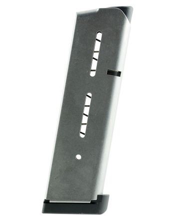 Wilson Combat 47D 1911.350" 8rd Detachable w/ Standard Floor Plate 45 ACP Stainless Steel