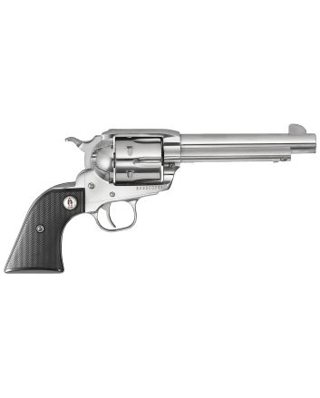 Ruger 5134 Vaquero SASS 45 Colt (Long Colt) 6rd 5.50" High Gloss Steel Barrel, Cylinder &amp; Frame, Black Checkered Polymer Grip, Transfer Bar Safety, Montado Hammer (2 of 2)