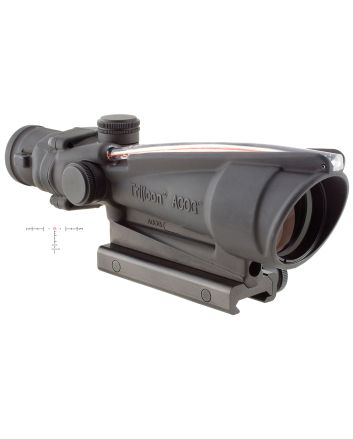 Trijicon 100153 ACOGBlack Hardcoat Anodized 3.5x35mm Illuminated Red Horseshoe .223/5.56 BDC Reticle