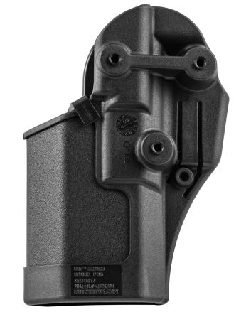 Blackhawk 410512BKR Serpa CQCOWB Size 12 Matte Black Polymer Belt Loop/Paddle Fits Ruger P95 Right Hand