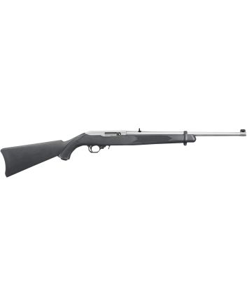 Ruger 1256 10/22 Carbine Full Size 22 LR 10+1 18.50" Satin Stainless Steel Barrel, Drilled &amp; Tapped Receiver,Black Synthetic Fixed Stock, Right Hand