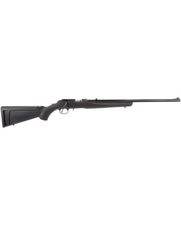 Ruger 8311 American RimfireFull Size 17 HMR 9+1 22" Satin Blued Steel Barrel, Drilled &amp; Tapped Receiver, Black Synthetic Adjustable Stock, Right Hand