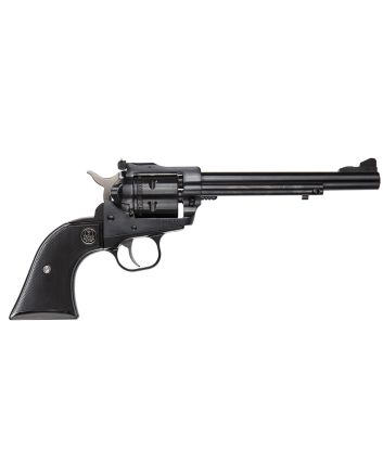 Ruger 0622 Single-Six Convertible 22 LR/22 WMR 6rd 6.50" Blued Alloy Steel Barrel, Cylinder &amp; Frame, Black Checkered Rubber Grip, Transfer Bar Safety, Exposed Hammer