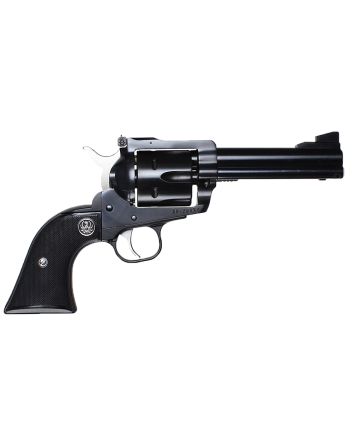 Ruger 0308 Blackhawk Convertible 357 Mag/9mm Luger 6rd 4.63" Blued Alloy Steel Barrel, Cylinder &amp; Frame, Black Checkered Rubber Grip, Transfer Bar Safety, Exposed Hammer