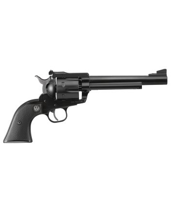 Ruger 0318 Blackhawk Convertible 357 Mag/9mm Luger 6rd 6.50" Blued Alloy Steel Barrel, Cylinder &amp; Frame, Black Checkered Rubber Grip, Transfer Bar Safety, Exposed Hammer