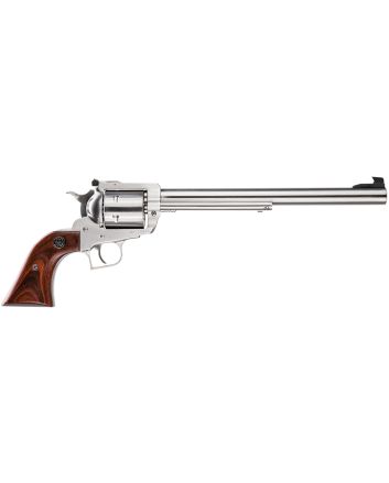 Ruger 0806 Super BlackhawkLarge Frame 44 Rem Mag/44 Special 6rd 10.50" Satin Stainless Steel Barrel, Cylinder &amp; Frame, Hardwood Grip, Transfer Bar Safety, Exposed Hammer