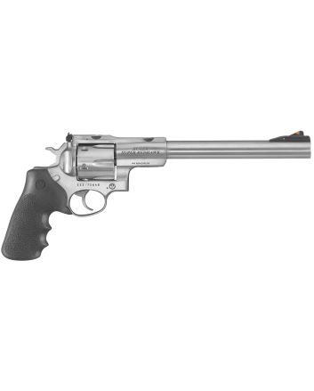 Ruger 5502 Super RedhawkLarge Frame 44 Rem Mag/44 Special 6rd 9.50" Satin Stainless Steel w/Integral Mount Barrel, Satin Cylinder &amp; Frame, Hogue Tamer Monogrip, Transfer Bar Safety, Exposed Hammer