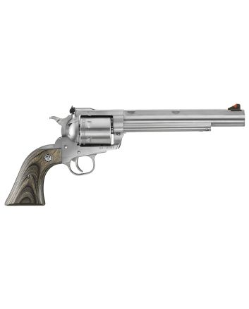 Ruger 0860 Super Blackhawk Hunter Large Frame 44 Rem Mag 44 Special 6rd 7.50" Satin Stainless w/Integral Mount Barrel, Cylinder &amp; Frame, Black Laminate Wood Grip, Transfer Bar Safety