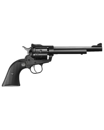 Ruger 0661 Single-Six17 HMR 6rd 6.50" Blued Alloy Steel Barrel, Cylinder &amp; Frame, Black Checkered Rubber Grip, Transfer Bar Safety, Exposed Hammer
