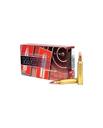 Hornady 81264 Superformance Match 5.56x45mmNATO 75gr Boat Tail Hollow Point 20 Per Box/10 Case