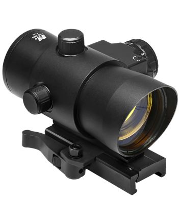NcStar DLB140R 40mm Red Dot with Red LaserBlack Anodized 1 x 3 MOA Red Dot