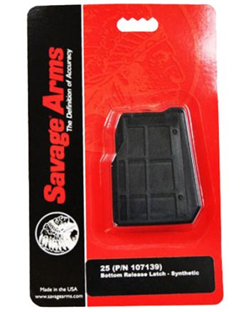 Savage Arms 55222 254rd 22 Hornet Black Polymer