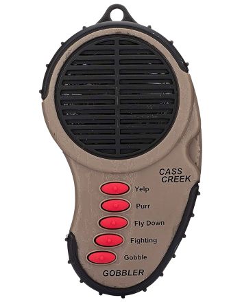 Cass Creek 041 Ergo Electronic Spring Gobbler Attracts Turkeys, Camo Plastic Includes Belt Clip