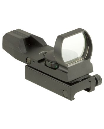 TruGlo TG-8370B Open Dot SightBlack Anodized 1x 34mm 5 MOA Dual (Red/Green) Illuminated Dot Reticle