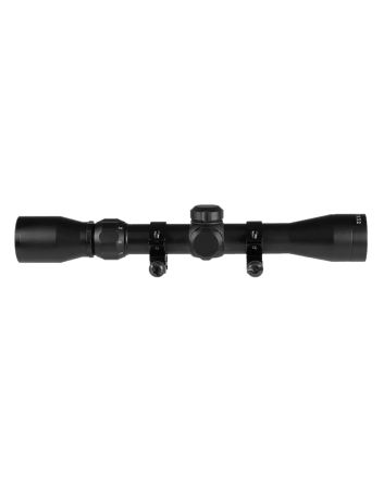 TruGlo TG-853940B TrushotBlack Anodized 3-9x40mm 1" Tube Duplex Reticle w/Rings