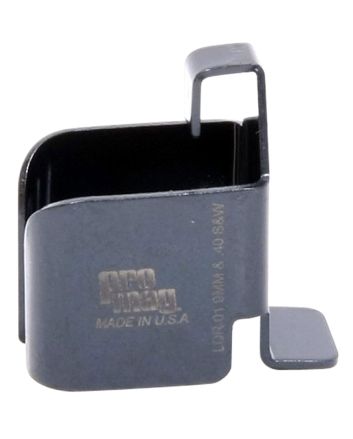 ProMag LDR01 Pistol Mag Loader Double Stack Style made of Steel with Black Finish for 9mm Luger, 40 S&amp;W
