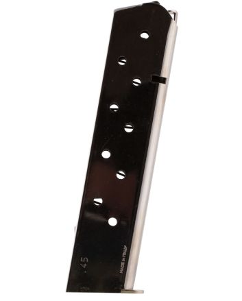 Mec-Gar MGCG4510N Standard10rd Extended 45 ACP Fits 1911 Government Nickel Carbon Steel