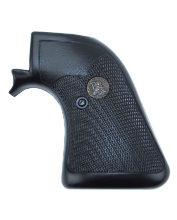 Pachmayr 03137 Presentation Grip Checkered Black Rubber for Ruger Blackhawk (New Model)