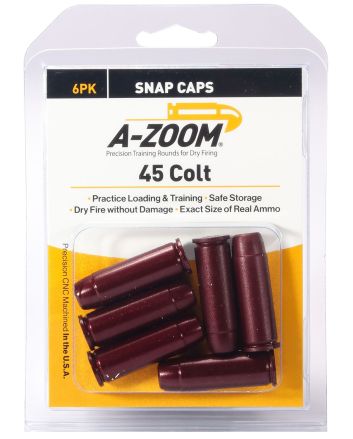 A-Zoom 16124 Revolver Snap Cap 45Colt 6Pack