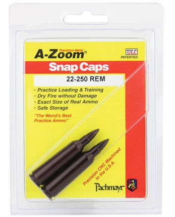 A-Zoom 12254 Rifle Snap Cap 22-250Rem 2Pack