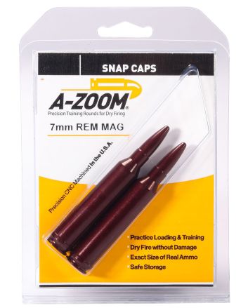 A-Zoom 12252 Rifle Snap Cap 7mm Rem Mag 2Pack