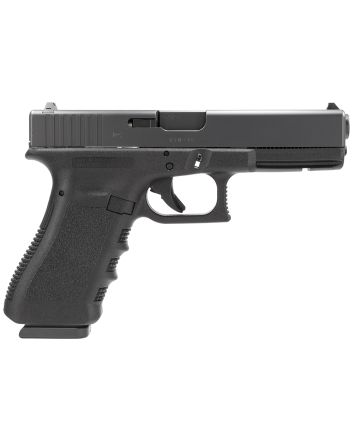 Glock PI2250201 G22 Gen3*CA Compliant 40 S&amp;W4.49" Barrel 10+1, BlackFrame &amp; Slide, Finger Grooved Rough Texture Polymer Grip, Safe Action Trigger