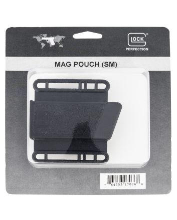 Glock MP17076 Mag PouchOWB Black Polymer, Belt Loop Mount Up To 2.25", Fits G17/19/22/23/36/27/34/35