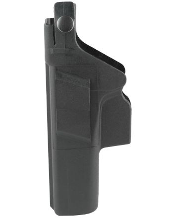 Glock HO17045 DutyHolster OWB Black Polymer w/Thumb Break Retention Strap, For Use w/Glock 17 Gen3,4&amp;5/22 Gen 3&amp;4 Only/31 Gen3&amp;4, Fits 1.77" (45mm) Belt, Right Hand