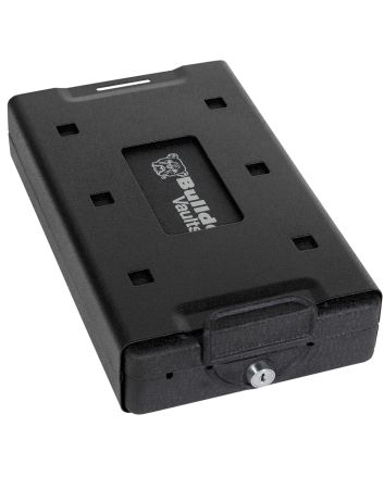 Bulldog BD1150 Car VaultKey Entry Matte Black Powder Coat Steel Holds 1 Handgun 11.30" x 6.90" x 2.50"