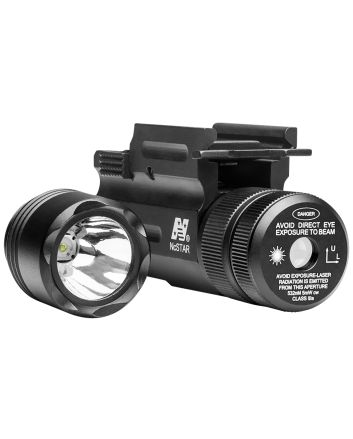 NcStar AQPTFLG Flashlight &amp; Green Laser ComboBlack Anodized 150 Lumens White Light Cree LED