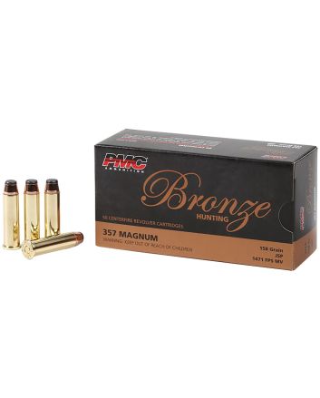PMC 357A Bronze357Mag 158gr Jacketed Soft Point 50 Per Box/20 Case