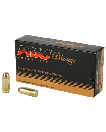 PMC 40D Bronze40S&amp;W 165gr Full Metal Jacket 50 Per Box/20 Case