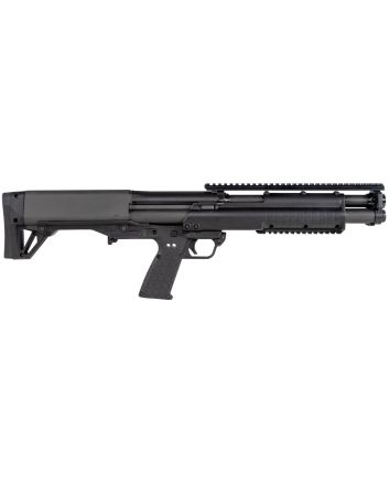 Kel-Tec KSGBLK KSGBlack 12 Gauge 18.50" 3" 14+1 Black Rec/Barrel Black Polymer Fixed Stock &amp; Grip