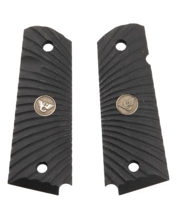 Wilson Combat 351AAFS Grip Panels 1911 Starburst G-10 Black