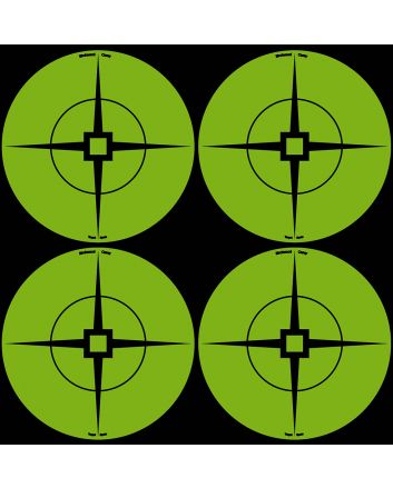 Birchwood Casey 33933 Target SpotsSelf-Adhesive Paper Black/Green 3" Crosshair 40 Pack