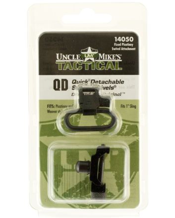 Uncle Mike's 14050 Super SwivelQuick Detach w/Fixed Picatinny Swivel Attachment Blued 1" Loop
