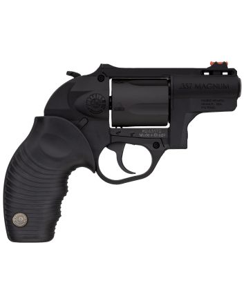 Taurus 2605021PLY 605 Poly Protector 38 Special +P or 357 Mag 5 Shot 2" Black Finish Barrel, Matte Black Oxide Finish Cylinder, Black Finish Polymer Frame &amp; Black Ridged Rubber Grip