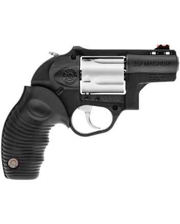 Taurus 2605029PLY 605 Poly Protector 38 Special +P or 357 Mag 5 Shot 2" Black Finish Barrel, Matte Stainless Finish Cylinder, Black Finish Polymer Frame &amp; Black Ridged Rubber Grip