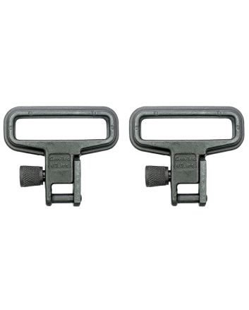 GrovTec US Inc GTSW05 Mil-ForceSwivel Set Rifle 1.25" Black Zinc Phosphate Steel