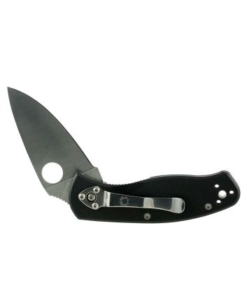 Spyderco C136GP Persistence2.77" Folding Drop Point Plain 8Cr13MoV SS Blade Black G10 Handle Includes Pocket Clip