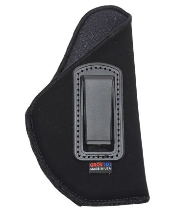 GrovTec US Inc GTHL14112R Inside The PantsIWB Size 12 Black Suede Compatible w/Glock 26/27/33 Belt Clip Mount Right Hand
