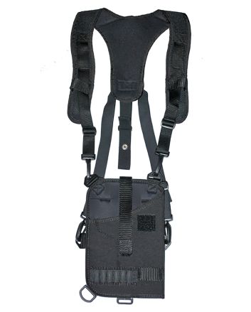 GrovTec US Inc GTHL14902R Trail PackShoulder Black Nylon Harness Fits Med/Lg DA Revolver Ambidextrous
