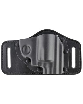 Galco TS158B TacSlideOWB Black Kydex/Leather Belt Slide Fits S&amp;W J Frame Fits 2-3" Barrel Right Hand