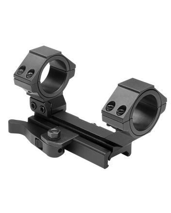 NcStar MARCQ AR15 Adjustable QR Scope Mount/Ring Combo Black Anodized