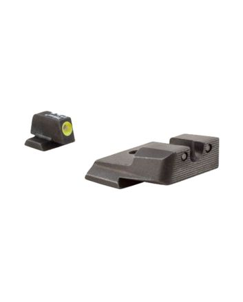 Trijicon 600558 HD Night SightsGreen/Tritium Yellow Outline Front Sight-Green Tritium Black Outline Rear Sight Smith &amp; Wesson M&amp;P/M&amp;P M2.0