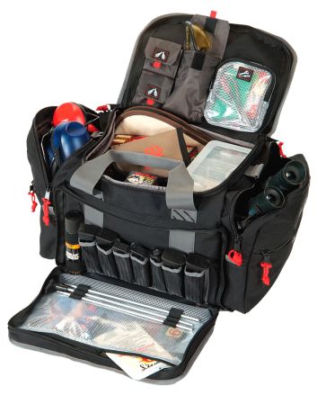 GPS Bags 2014LRB LargeBlack Nylon w/ Lift Ports, Storage Pockets, Visual ID Storage System &amp; Holds 5 Handguns or More &amp; Ammo Includes 4 Ammo Dump Cups