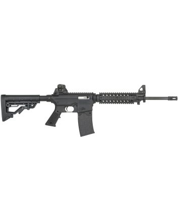 Mossberg 37205 715 Tactical Full Size 22 LR 10+1 16.25" Matte Blued Steel Barrel, Black Picatinny Rail Receiver, Black A2 Adjustable Synthetic Stock, Black Polymer Grip, Right Hand