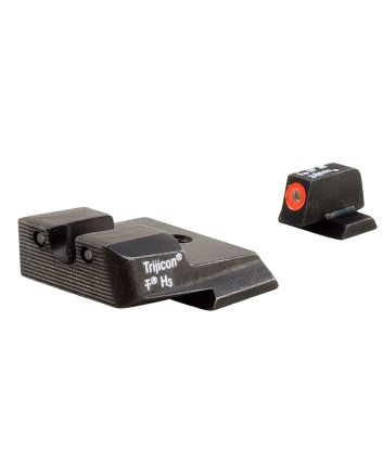 Trijicon 600556 HD Night SightsGreen/Tritium Orange Outline Front Sight-Green Tritium Black Outline Rear Sight Smith &amp; Wesson M&amp;P/M&amp;P M2.0