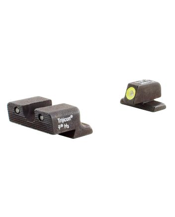 Trijicon 600583 HD Night SightsGreen/Tritium Yellow Outline Front Sight-Green Tritium Black Outline Rear Sight Springfield XD/XD-M/XD Mod.2